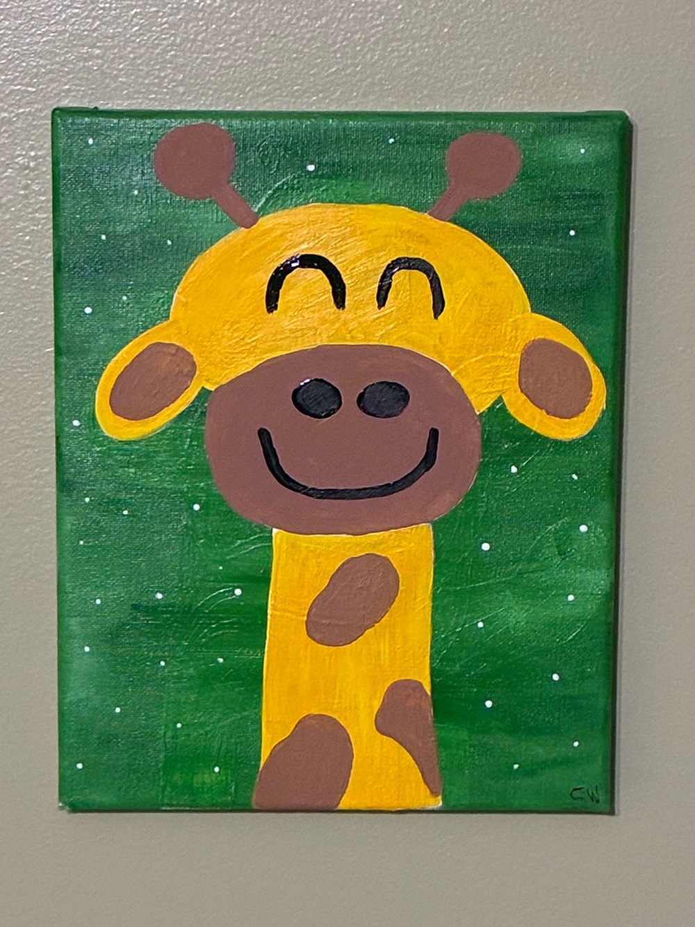 Happy Giraffe Painting